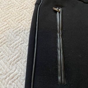 JOE FRESH SLEEK BLACK FITTED PANTS